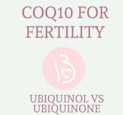 Ubiquinol vs CoQ10 fertility